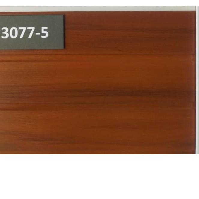 ❈ shunda plafon pvc serat kayu merah PL 3077-5 ✻