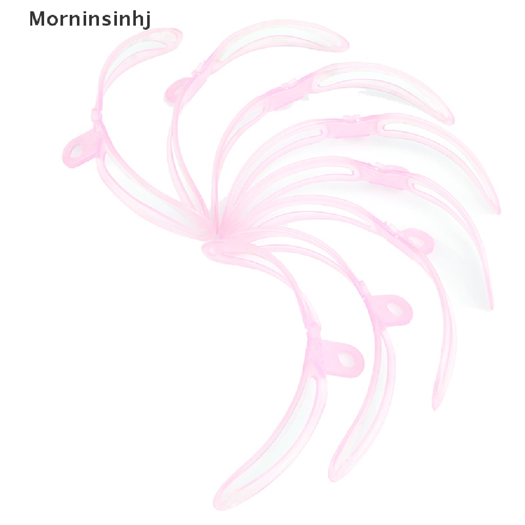 Mornin 8in1 Cetakan Alis Stensil Alis Desain Dapat Digunakan Kembali Kartu Perawatan Alis id