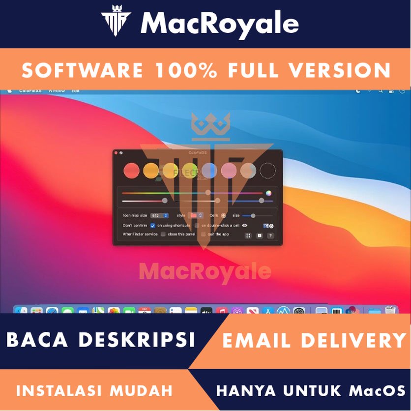 [MacOS] ColoFolXS Full Version Lifetime Full Garansi