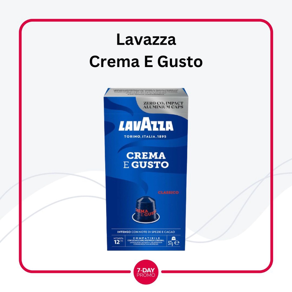 Lavazza Espresso Nespresso Compatible Coffee Capsules Kopi 10 Kapsul