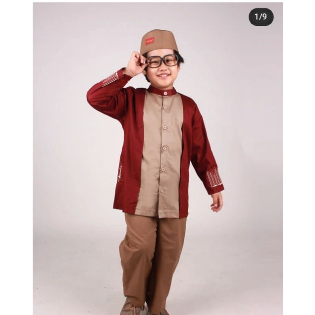 Sale dannis 30% / taqwa size 5 7 8 10 11 / baju muslim anak laki laki / dannis diskon / katun / baju