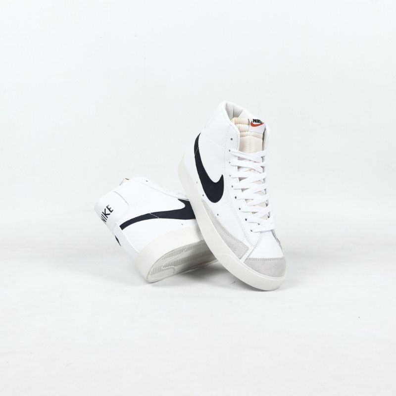 Sepatu Sneakers White Black Premium High Quality Size 40 - 45