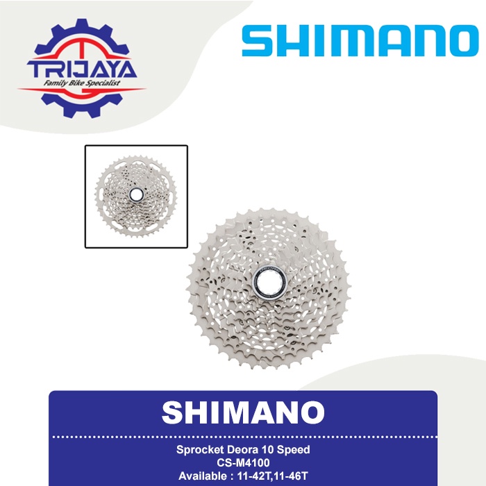 Shimano Deore CS-M4100 Cassette Sprocket 10 Speed