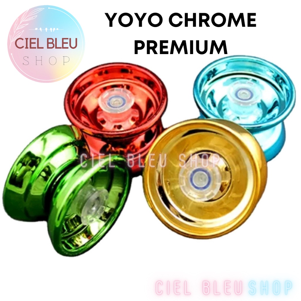 YOYO BESI CHROME PREMIUM 3 BEARING / 3 IN 1  SET YOYO BLAZING PREMIUM / CIEL BLEU SHOP