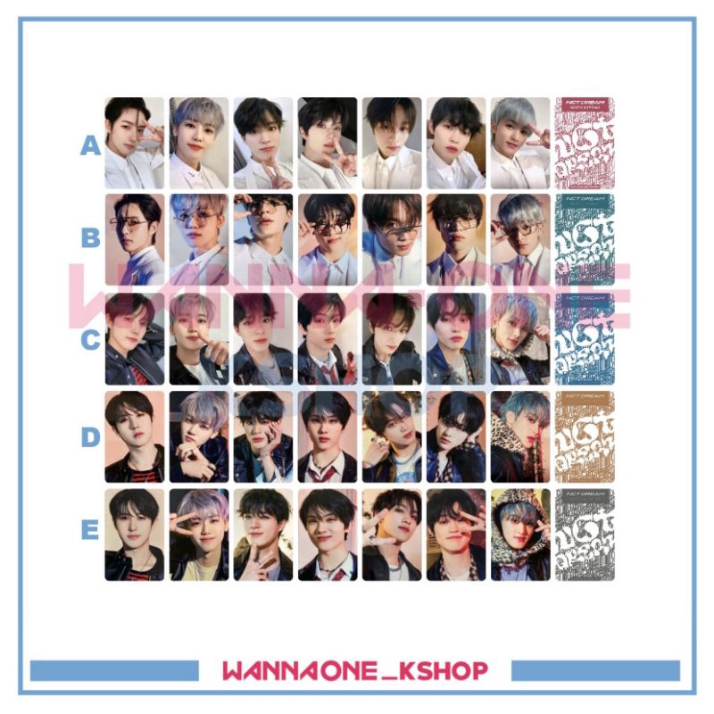 photocard nct dream best friend ever japan album