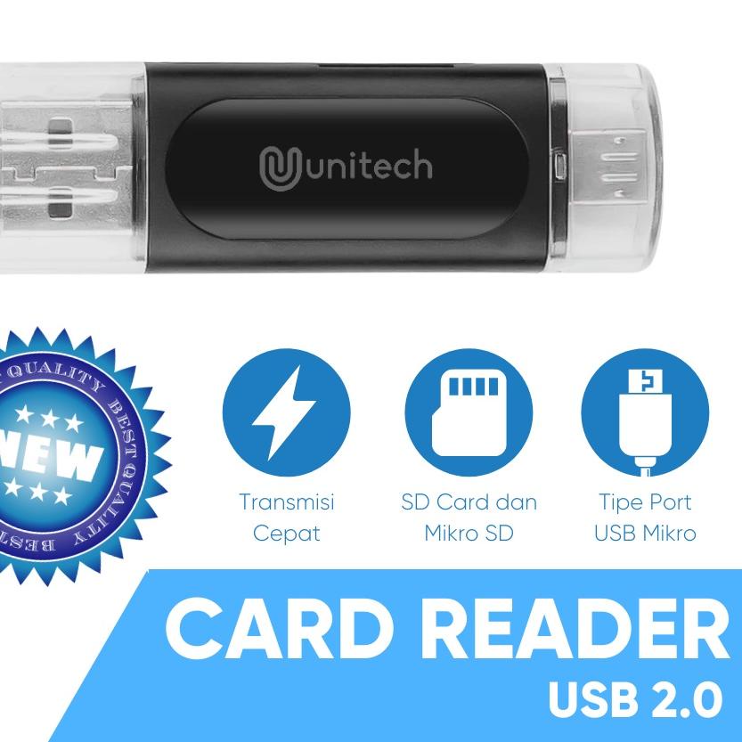 ❇ Memory Card Reader OTG 2in1 C01 USB+Micro USB ☝