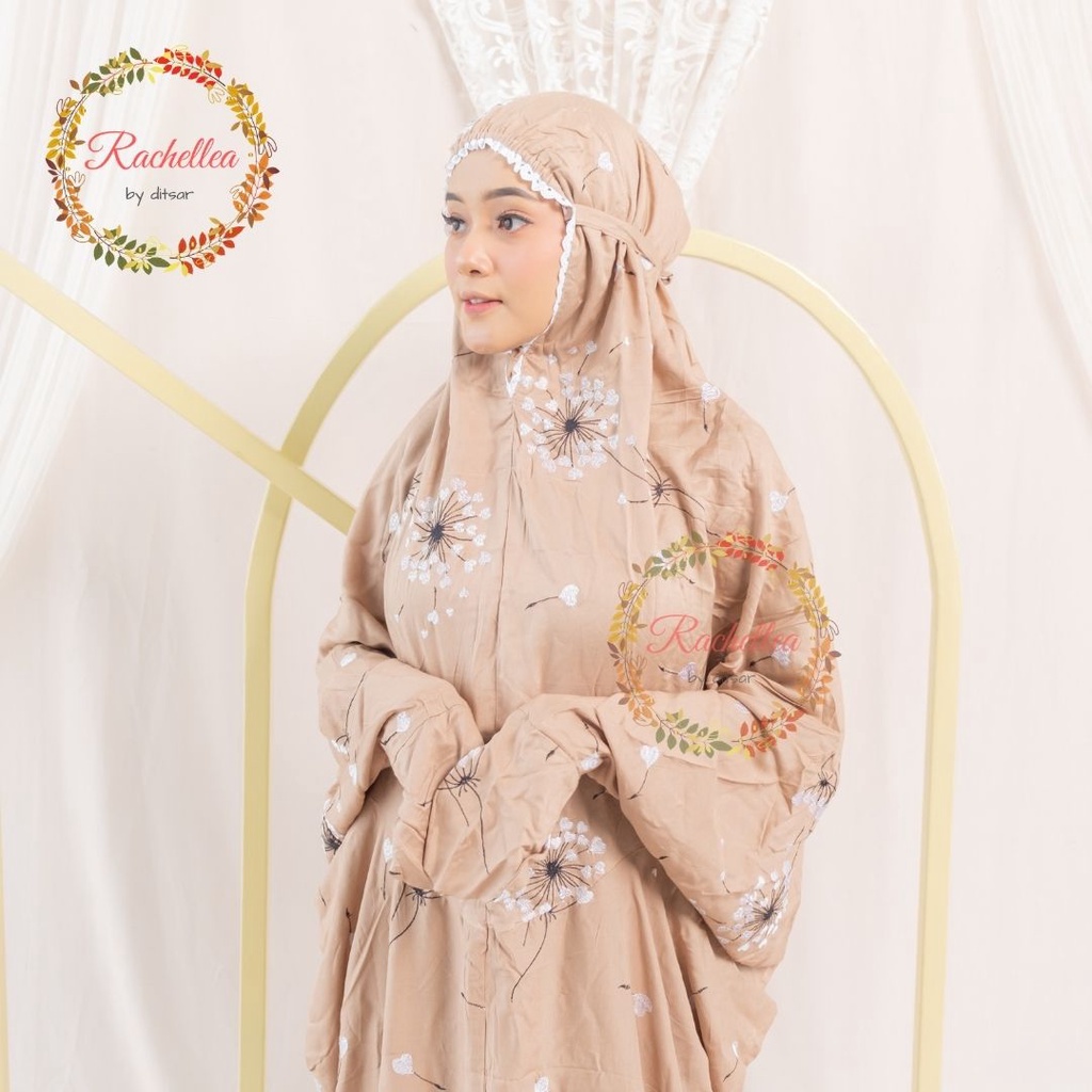 Mukena Terusan Dewasa Sakura Katun Rayon