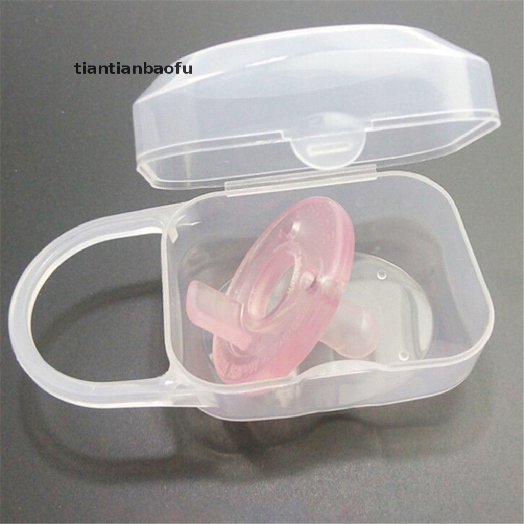 [tiantianbaofu] Portabel Anak Laki-Laki Bayi Dot Nipple Case Cradle Holder Kotak Penyimpanan Perlengkapan Bayi Butik