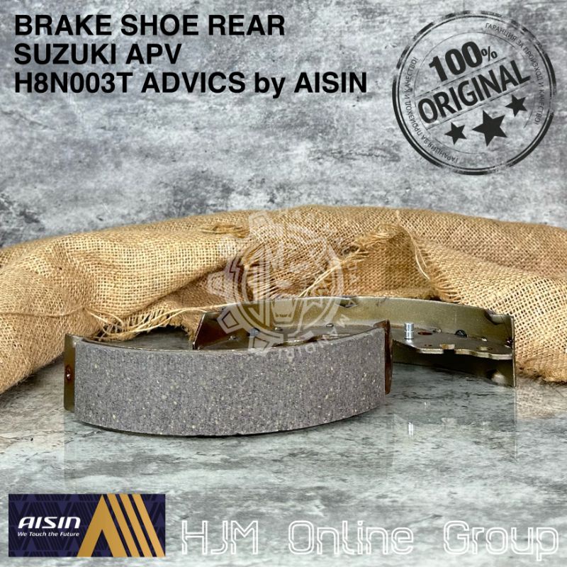 BRAKE SHOE - KAMPAS REM BELAKANG SUZUKI APV ADVICS by AISIN JAPAN