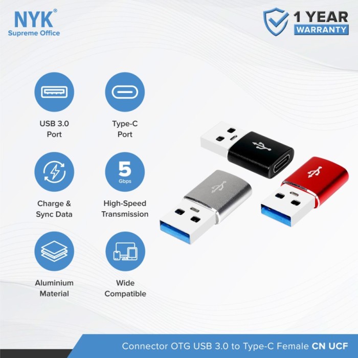 Connector Female TYPE C TO MALE USB Converter USB TYPE C TO USB 3.0