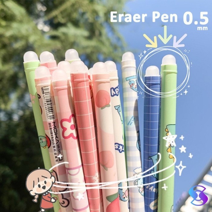 BAROKAH GAMIS ERASABLE PEN UNIK isi 6 / Bolpen Gel Hapus Pulpen Gel Hapus