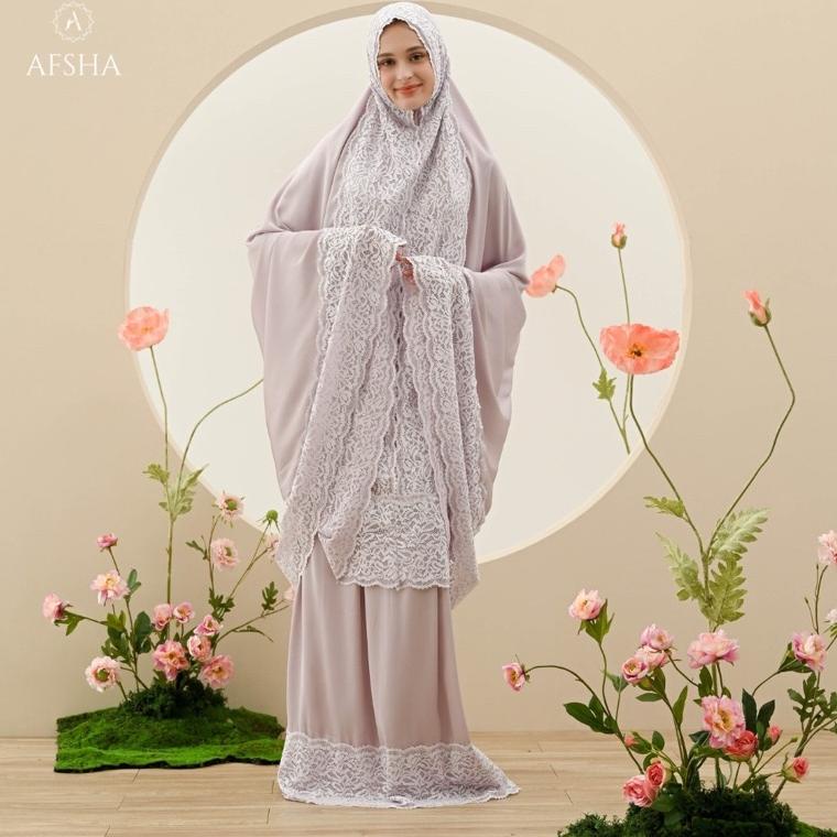 Ready Afsha - Mukena Silk Premium Hampers With Box