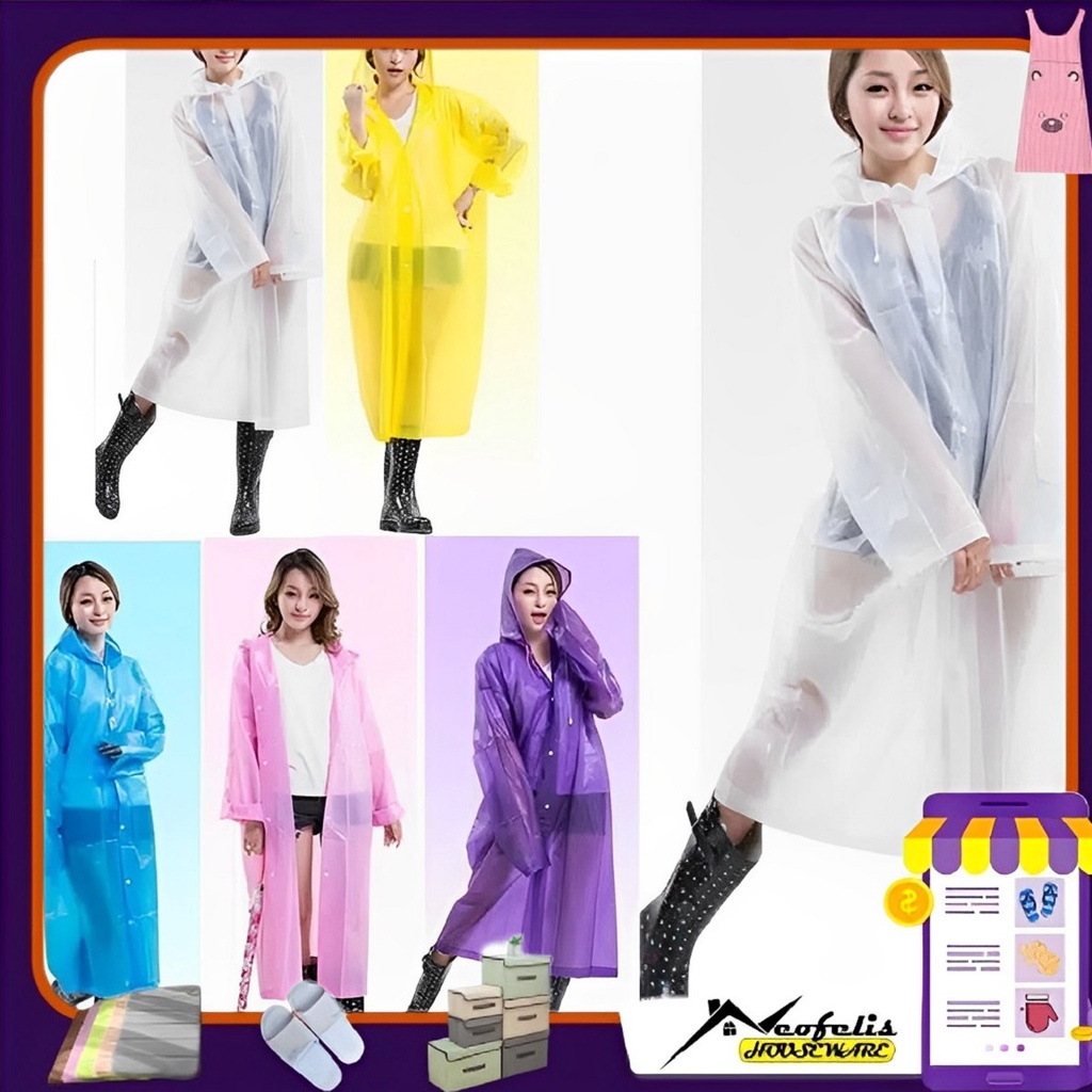 Jas Hujan Ponco Murah / EVA Raincoat - PR0207