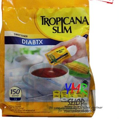 

☻ Gula Tropicana Slim Diabtx Sweetener Jagung Diet 150 Sachet Halal ♜