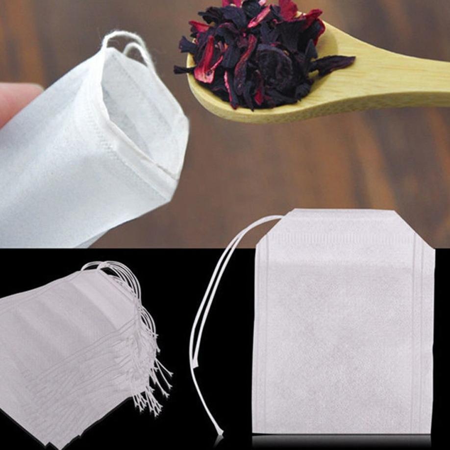 

(♥C6369] Kantong Teh Celup Kosong Teabag 100 PCS - T110 - White