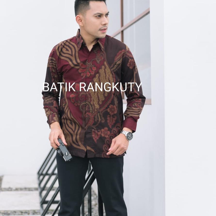 ❂ Batik Pria Lengan Panjang Batik Pria Modern REGULER FIT Batik Pria Lengan Panjang Premium Slim fit