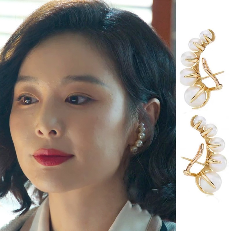 Badai Kakak Mertua Chen Menutup Mutiara Retro High-End Temperamen Mode