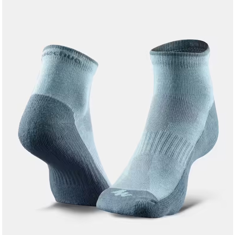 QUECHUA NH100 Kaos Kaki Pendek Hiking Unisex Nyaman Isi 2 Pax