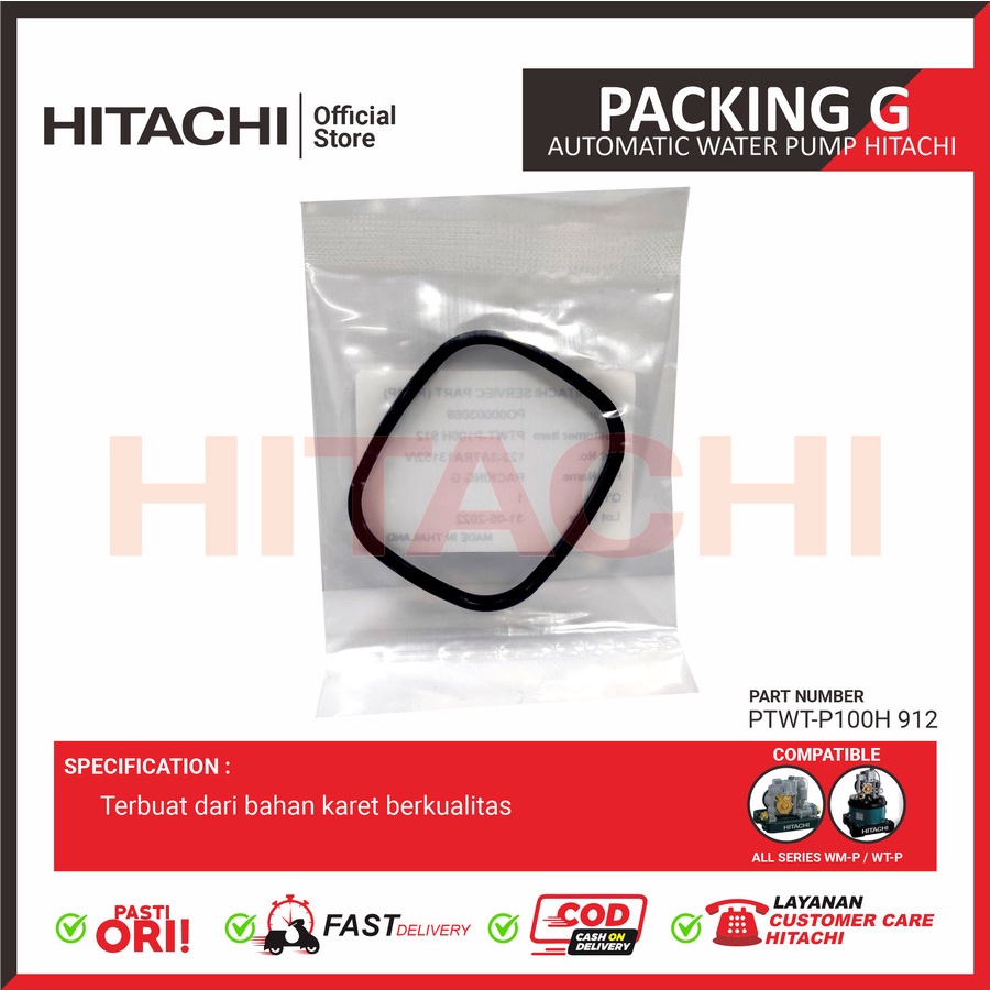 Seal Pompa air Hitachi Packing G / Oring