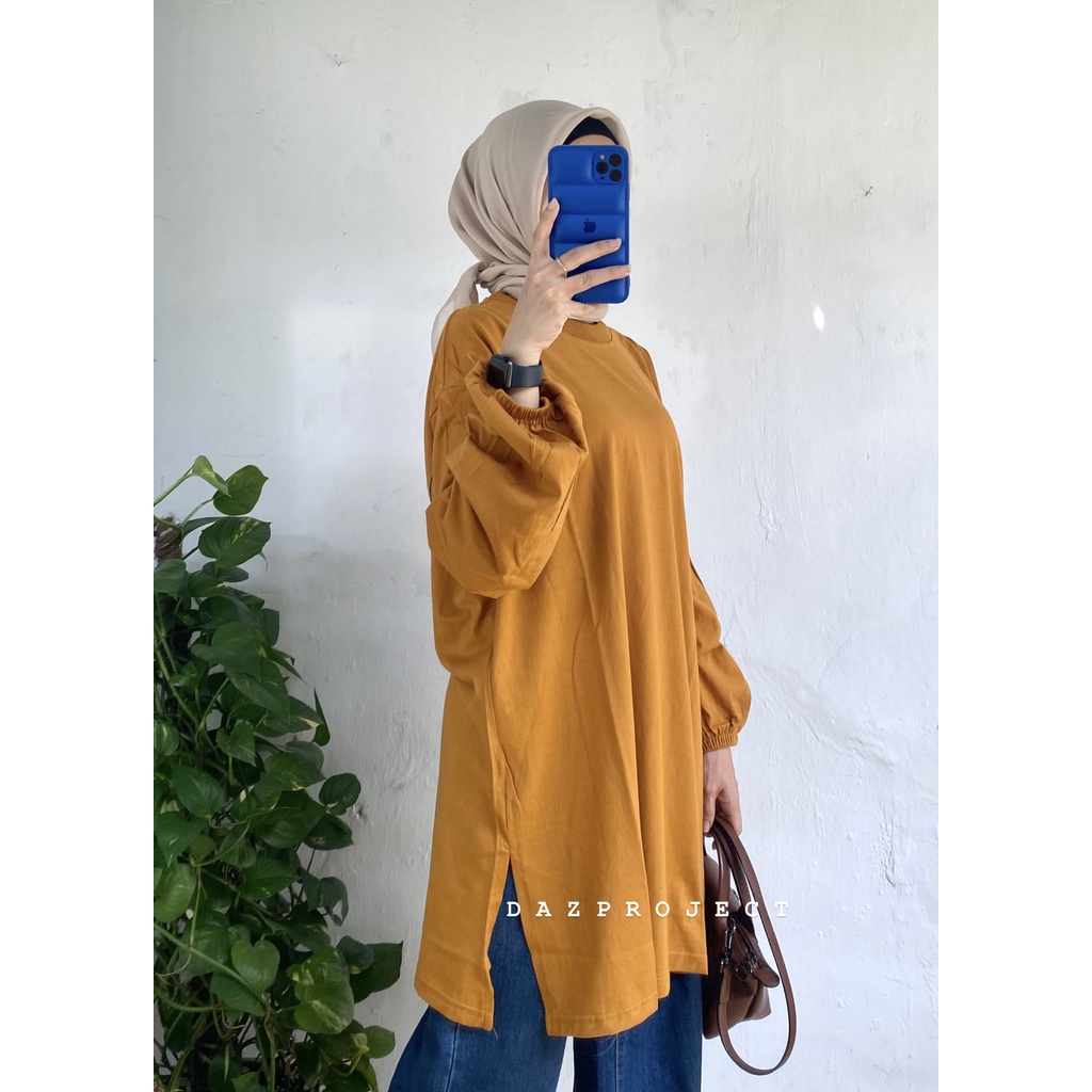 Oversized tshirt Long Slevee polos Kaos Tangan Panjang Kaos Polos kaos oversized tangan panjang by DAZPROJECT