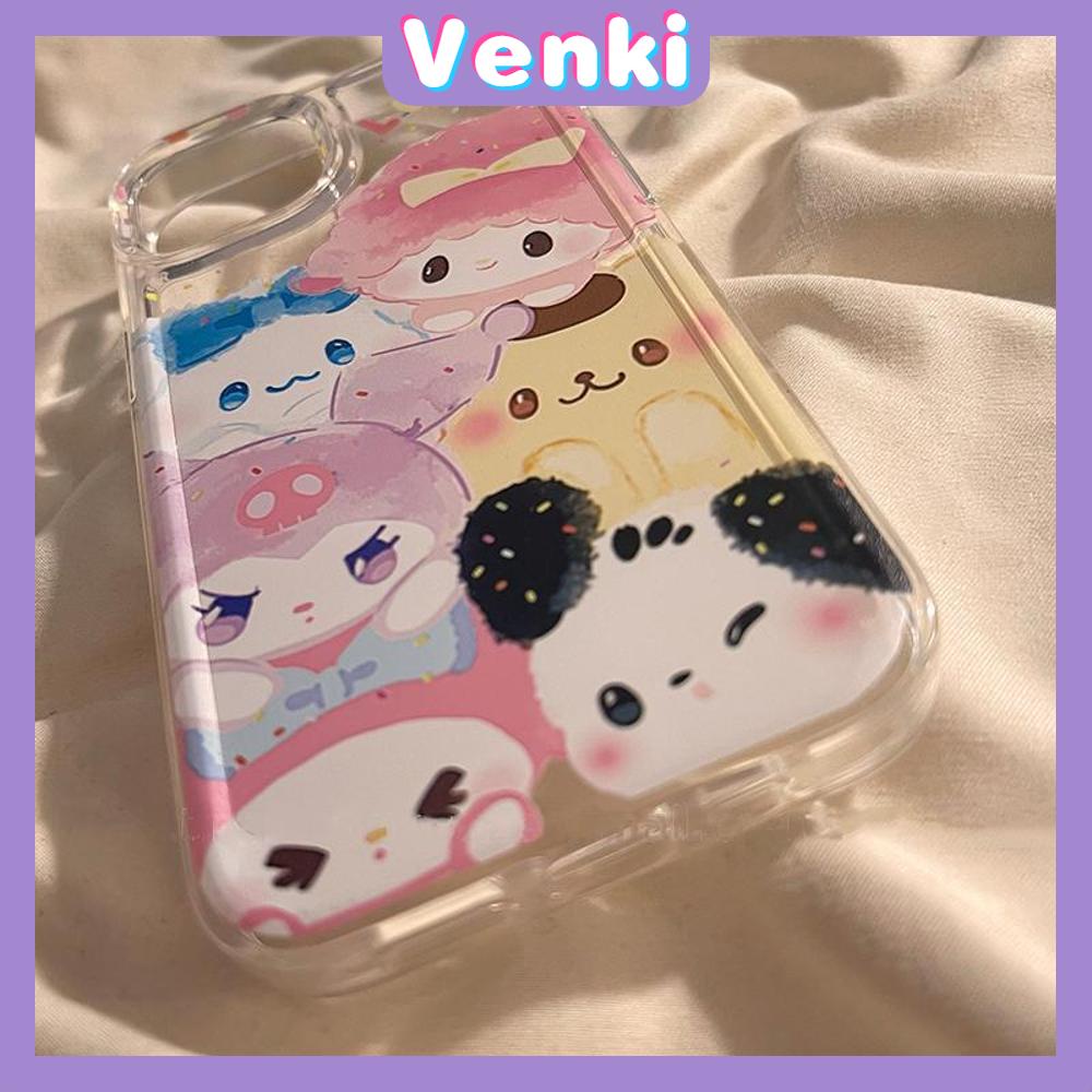 Case For iPhone 11 Soft TPU Transparent Space Case Cute Cartoon Case Plating Buttons Camera Protection Shockproof For iPhone 14 13 12 11 Plus Pro Max 6 7 8 Plus XR XS