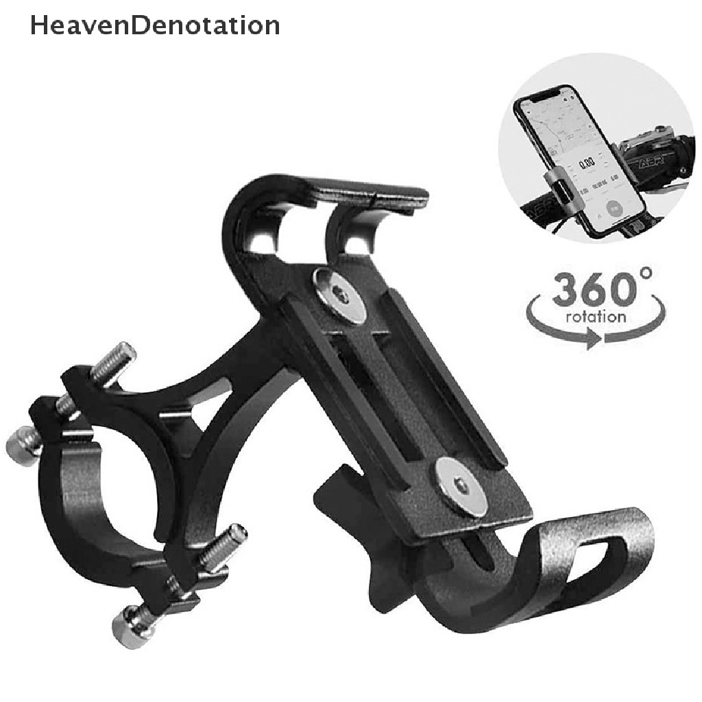 [HeavenDenotation] Holder Handphone Sepeda Anti-Slip Mount Handphone Rotatable Support HDV