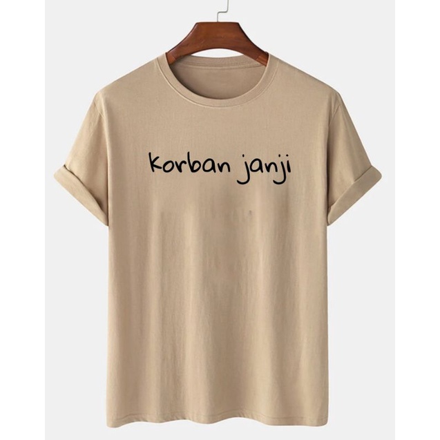 Kaos Oblong Pria Baju Pria Pakaian Atasan Wanita Unisex Lengan Pendek Korban Janji Tshir Oversize Cod