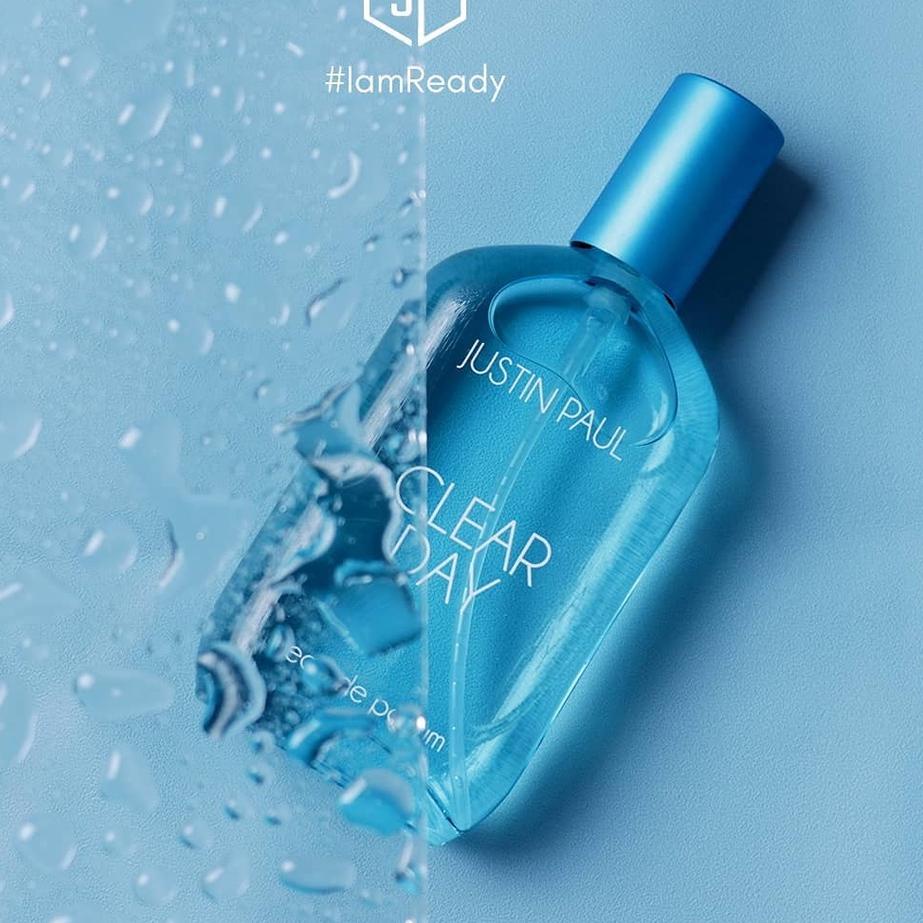 ☆ JUSTIN PAUL CLEAR DAY- Parfum Pria Original Tahan Lama ♖