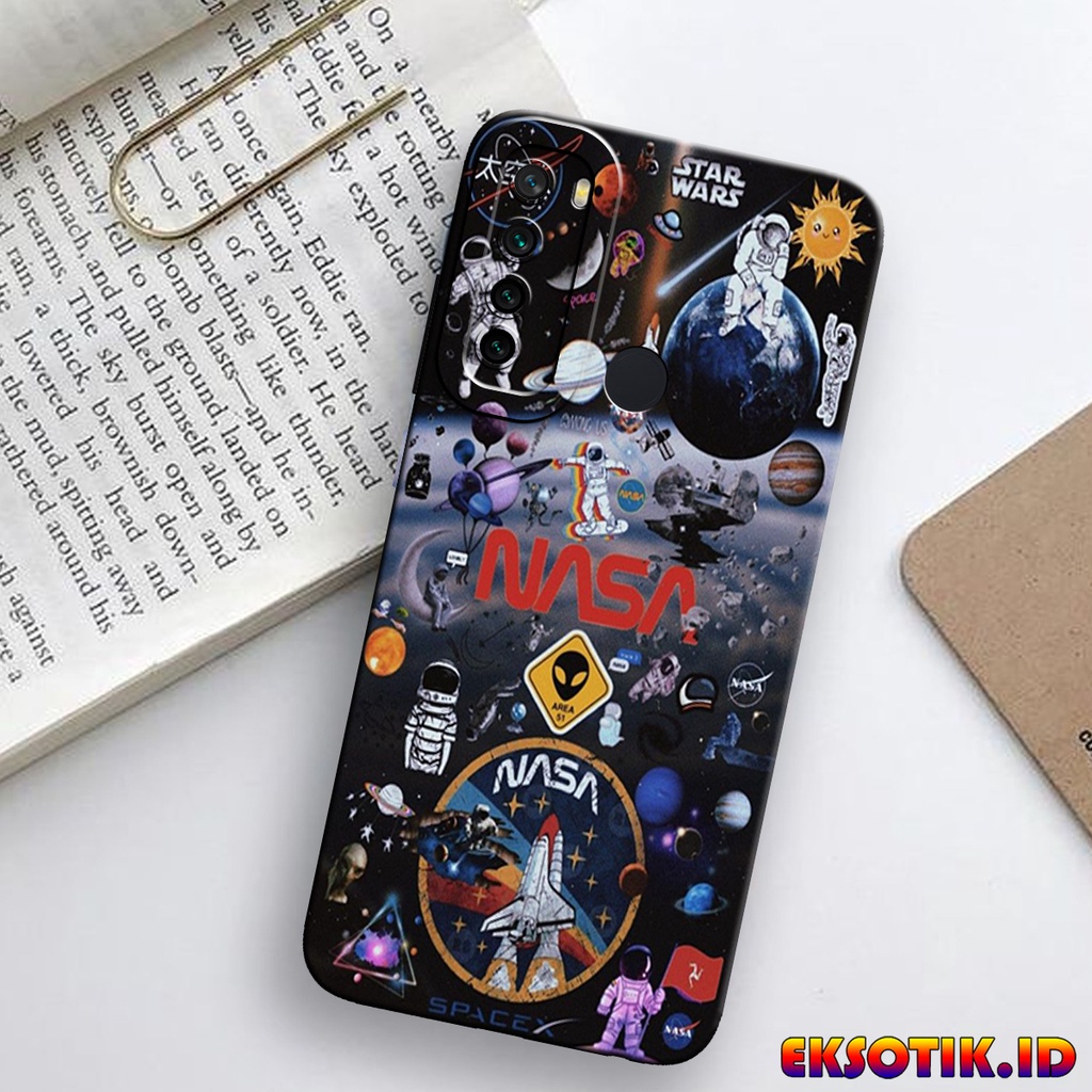 Case REDMI NOTE 8 - Eksotik.id - Casing REDMI NOTE 8 - Fashion Case - NASA - Skin Handphone - Siliko