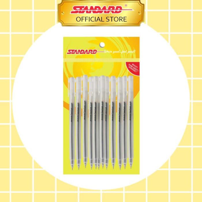 

BISA COD STANDARD PEN LEXION LX-303 BLACK ISI 12 PCS