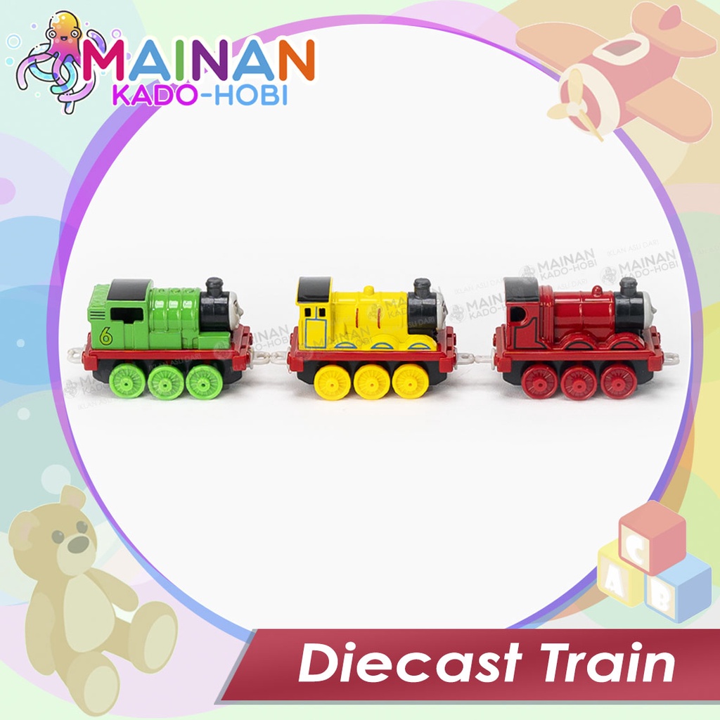 HADIAH ULANG TAHUN MAINAN ANAK DIECAST TRAIN MINIATUR KERETA API