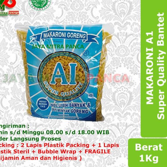 

5.5 COD MAKARONI BANTET A1 Biru Goreng Metah Super Premium Quality 1Kg EXP Sep 2024