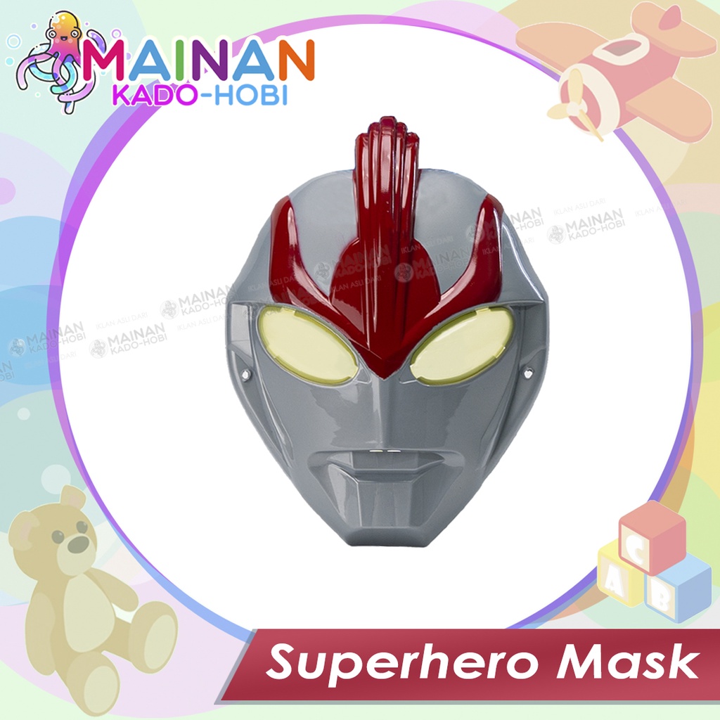 KOSTUM SUPERHERO MASK MAINAN ANAK LAKI TOPENG KARAKTER