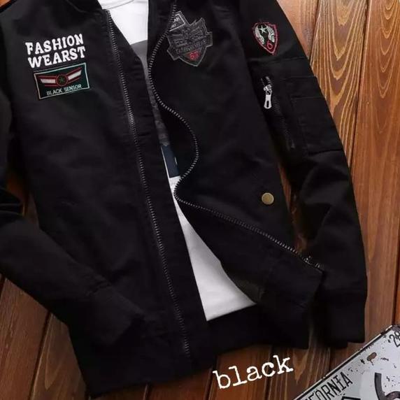 ♟ [ BEST SELLER ] Jaket Pria Bomber Jacket Aragon Army Military Tren Terbaru Jaket Pria IKC CBR Klas