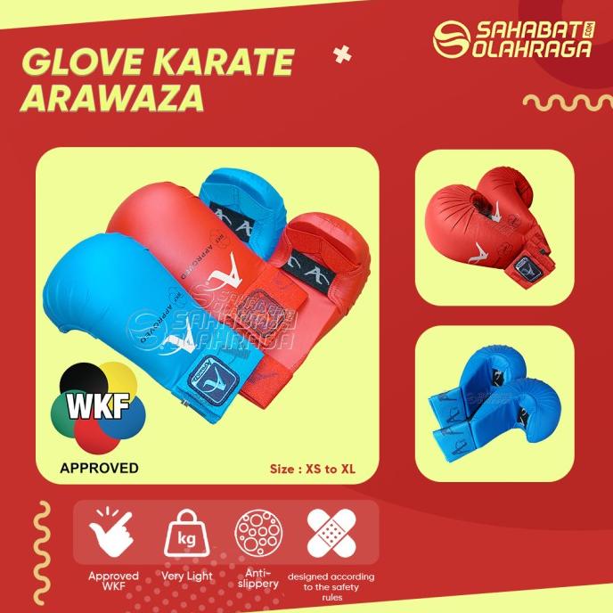 HAND Protector / GLOVES Karate ARAWAZA - WKF APPROVE
