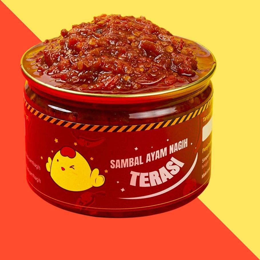 

❆ SAMBAL NAGIH - Sambal Terasi Pecel khas angkringan Toples ♚