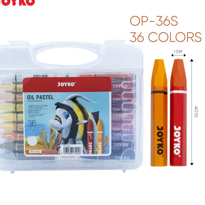 

Murah Pembelian Krayon / Crayon Joyko 36 Oil Pastels TI-P-36S