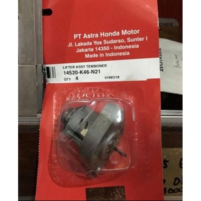 14520-K46-N21 HGP AHM 100% ORIGINAL LIFTER ASSY TENSIONER VARIO FI BEAT FI STELAN KAMRAT CHAIN CAM S