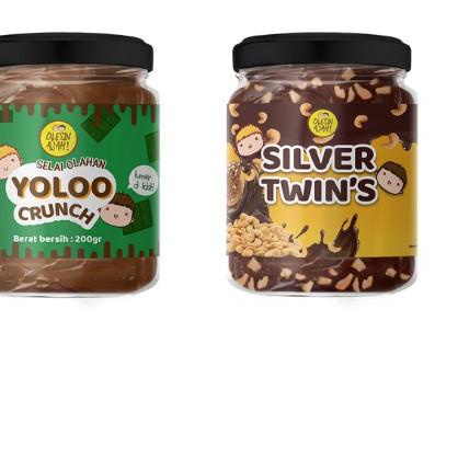 

COD ⭐ Promo OlesinAjah Selai Yoloo 200Gr + Selai Silver Twin's 200Gr