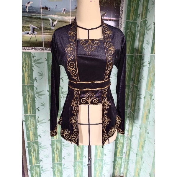 kebaya domas bludru+sabuk