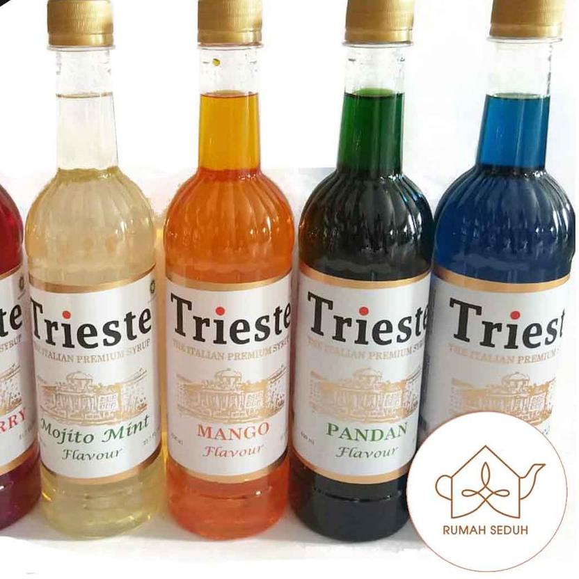 

☄ Trieste Italian Syrup 650mL - Tea and Mojito Syrup- Banana, Blue Curacao, Lychee, Mango, Mint, dll ♧