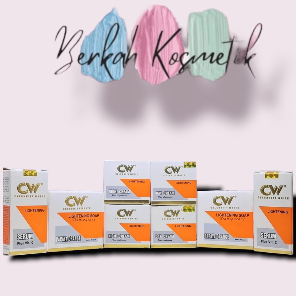 CW (Celebrity White) Day/Night Cream/Serum/Sabun Papaya Original