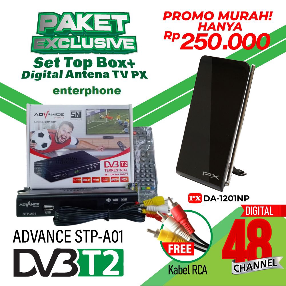 Advance Set Top Box Advance STB DVB-T2 STP-A01