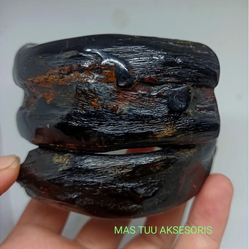 Gelang Akar Bahar Merah Natural Asli Super Jumbo Original100%