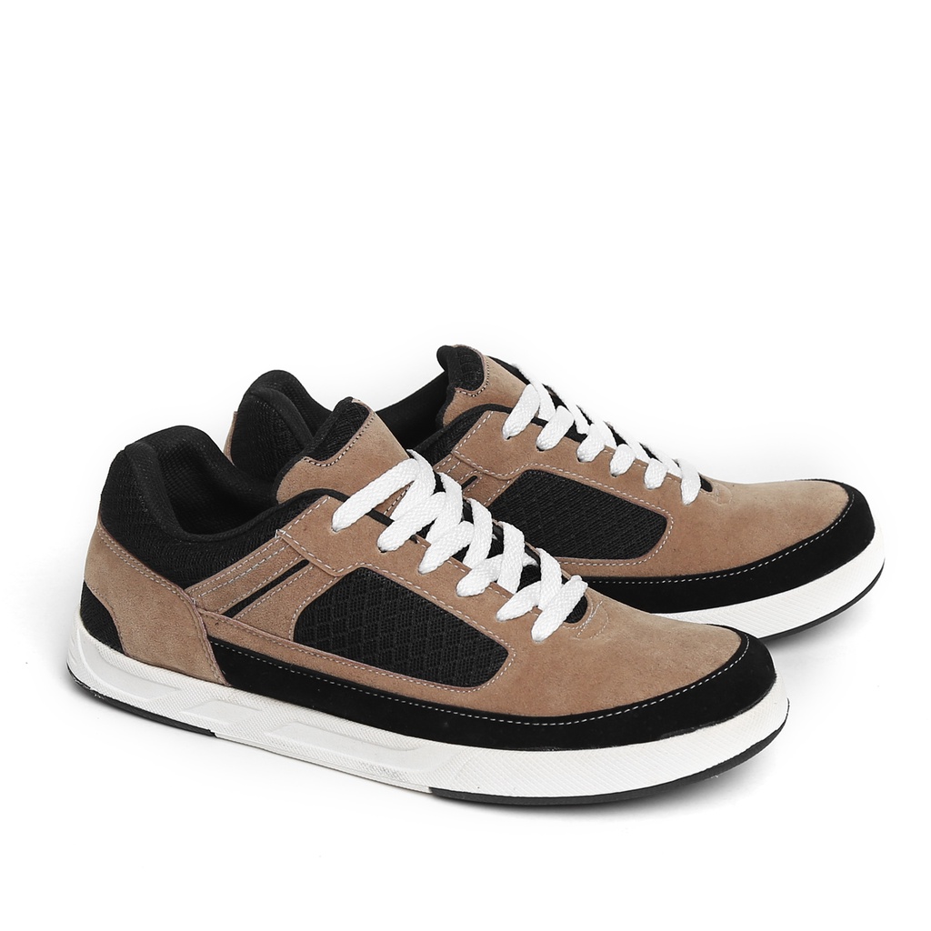 TA005 | Sneakers Unisex Casual Black &amp; Mocca Original Skate Street Style | FORIND Terraforma