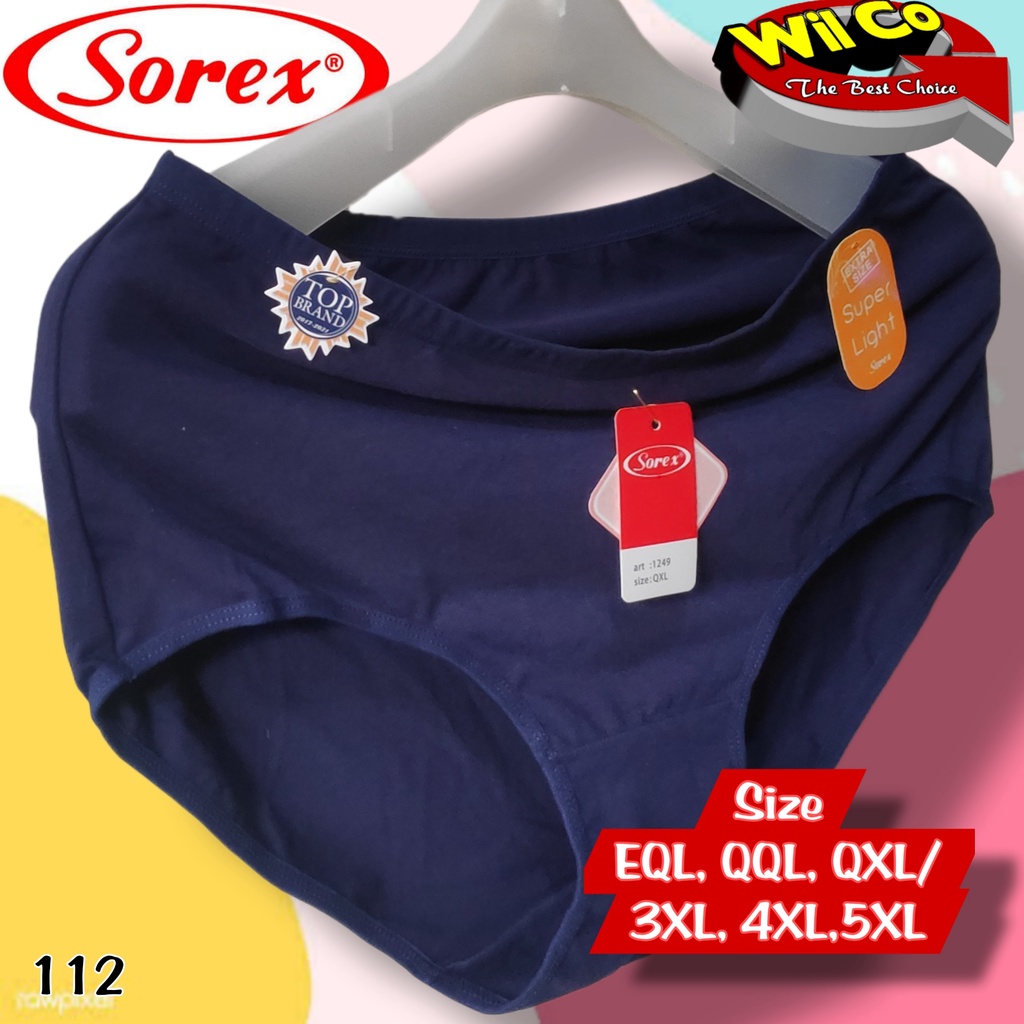 K112 - (Harga Per 1 Potong) CELANA DALAM WANITA JUMBO KATUN PAKAIAN DALAM PAKAIAN WANITA CD SOREX BIG SIZE EQL - QXL