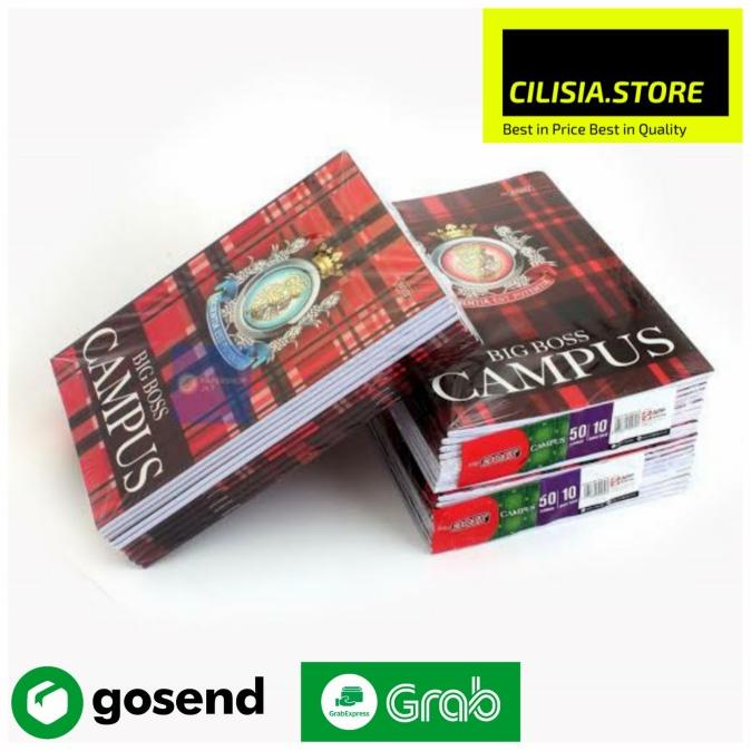

Buku Tulis Campus Kampus Bigboss 50 Lembar isi 10 Buku Ukuran Boxi PROMO