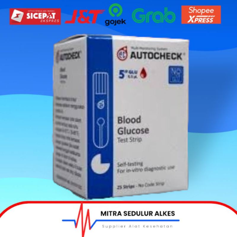 Strip Glucose Autocheck l Strip Refill Gula Autochek