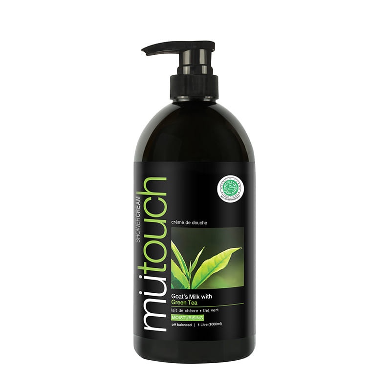 MUTOUCH GOATS MILK SHOWER CREAM PUMP BOTOL 1000ML -NJ