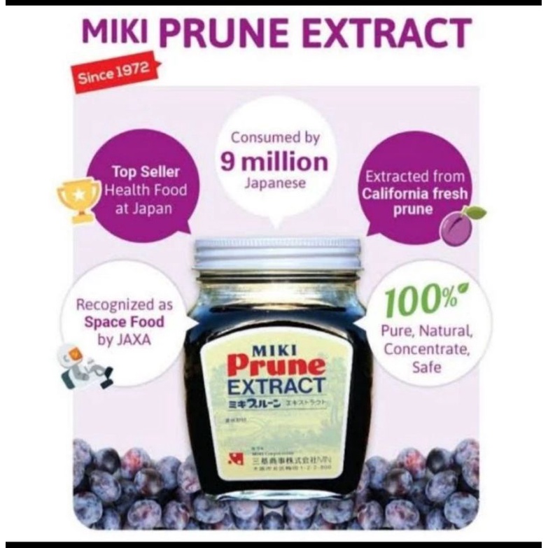Vitamin Miki Prune Extract / Ekstrak Prune California